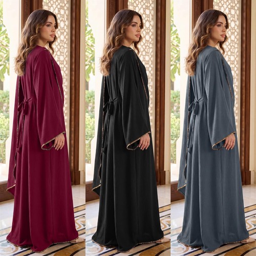 Womens drapedown abaya dress - womens,