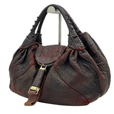 Fendi Spy Bag Brown Leather