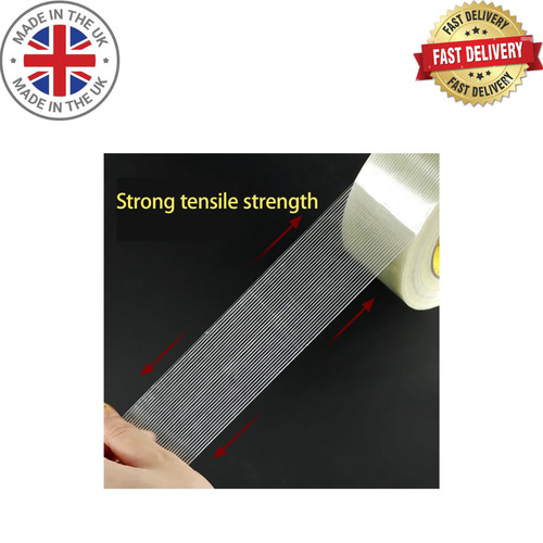 Transparent fibreglass tape - transparent,