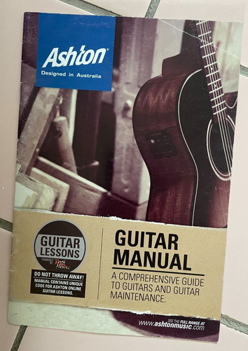 Ashton guitar manual 13 - -,
