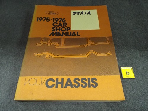 Shop manual chassis 1975 - chassis,