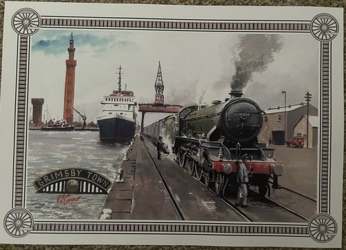 Grimsby town lner print - ex,