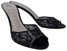 Gina Womens Black Soft Floral