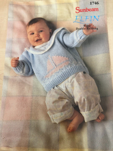 Knitting pattern baby sailor - knitting,