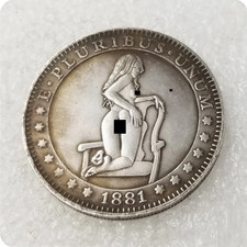 1881 Girls Hobo Coins