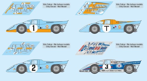 Decals porsche 917k sebring - porsche,