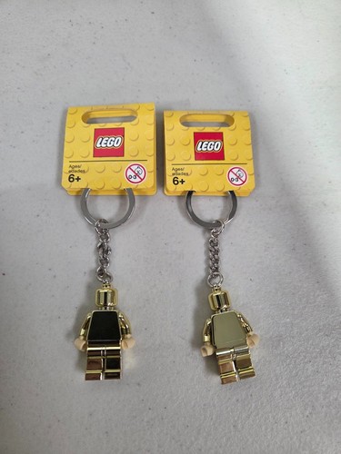 Classic lego keyring - classic, gold
