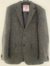 HARRIS TWEED Mens Coat Double