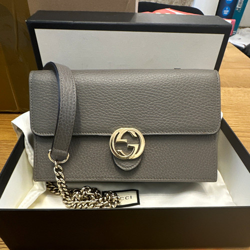 Gucci grey pebbled - gucci,