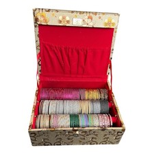 ? Bangle Box 3 Roll Holder Storage Indian Gold Jewellery UK✔✂