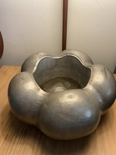 Vintage italian pewter lobed - vintage,