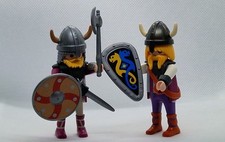 Two Playmobil knights