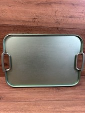 Vintage tinted green aluminium