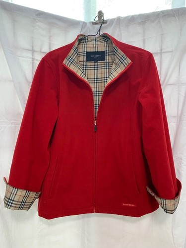 Burberry red hooded - hooded, jacket