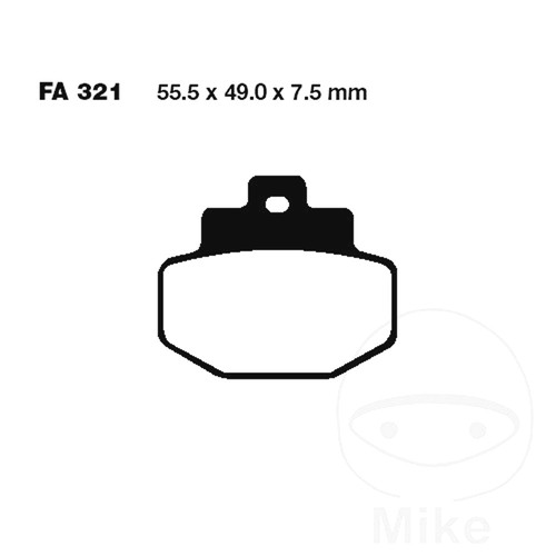 Ebc brake pads sfa321 fits - brake,