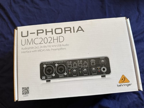 Behringer phoria umc202hd - behringer,