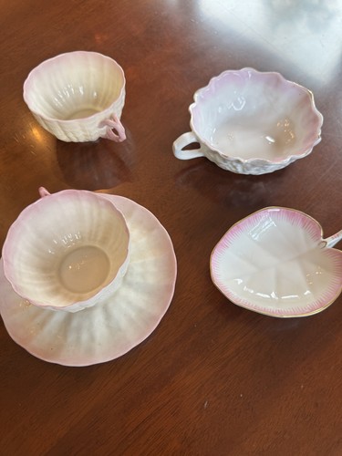Antique belleek ireland - belleek, black