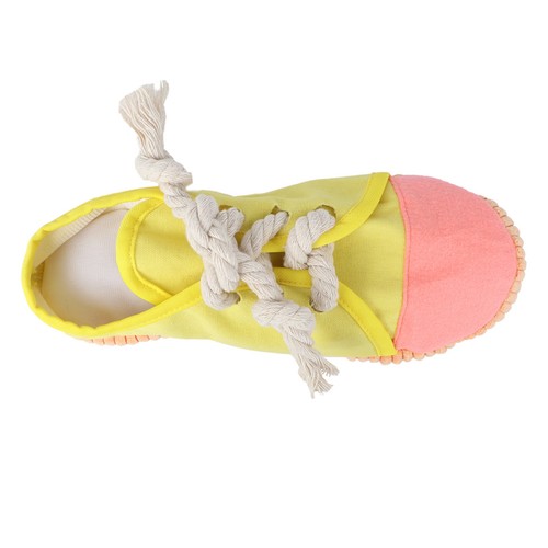 Yellow slipper toy pet - yellow,