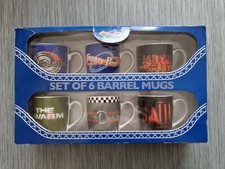 Thorpe Park 6 Barrel Mugs Set