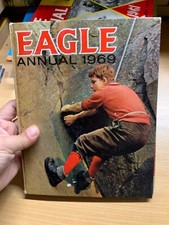 1968 "EAGLE ANNUAL 1969" DAN DARE ILLUSTRATED HARDBACK BOOK (P5)