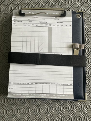 Pooley vfr flight log - pooley's,