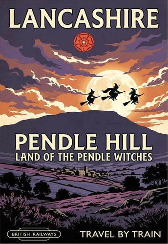 British travel poster print - ,