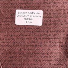 Lynette Anderson One Stitch-