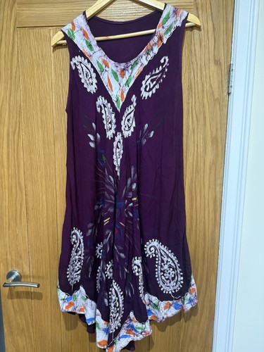 Indian embroidered beach dress - embroidered,
