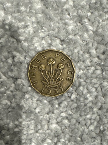 1937 three pence piece - 1937,