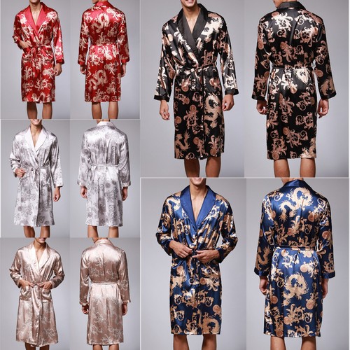 Mens satin silk - satin, pajamas