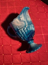 Gorgeous Marbled Glass Creamer