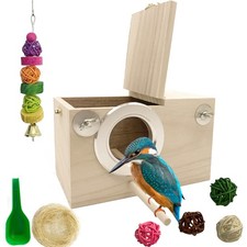 Parakeet breeding box birds - parakeet,