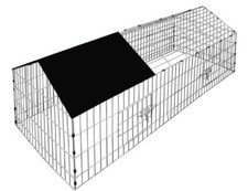 Metal Outdoor Chicken Rabbit Pet Small Animal Cage Crate Run Playpen Enclosure 