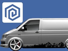 2x Mountain Range Side Stripe