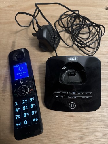 Premium black single phone - black,