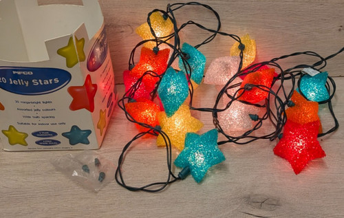 Vintage pifco jelly stars - vintage,