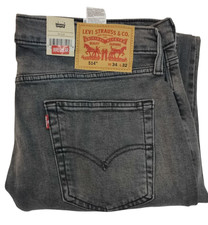 Levis 514 Mens Comfort Stretch Pants Slim Staright Fit Denim Jeans 28 -42