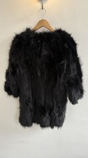 Black Fur Coat - Real Raccoon