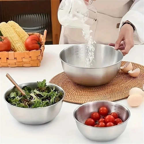 Stainless steel mixing bowl - steel,