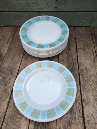10x pyrex dinner plates - pyrex,