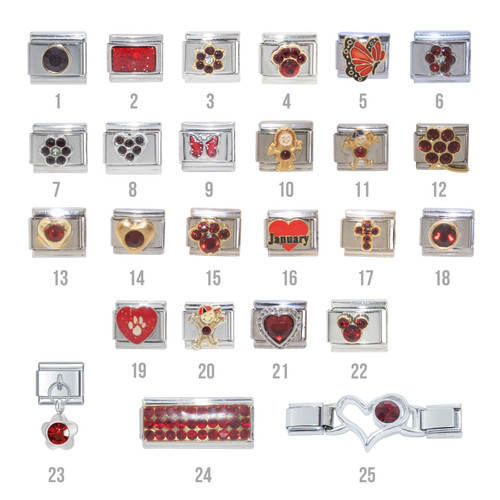 Various january birthstones - various,