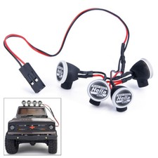 Halla Headlights Spotlight 4 LED Roof Light for 1:24 RC Axial SCX24 AXI00001 C10