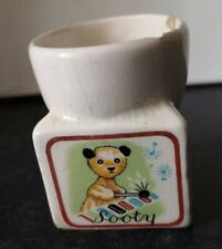 Vintage Sooty Concessions Egg Cup /Keele St Pottery
