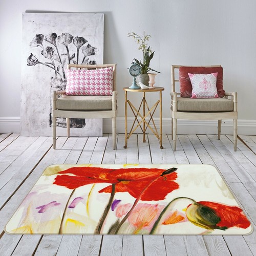 Painted red poppy nao7560 - 3d,