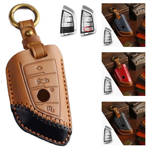 Leather smart key chain - smart,