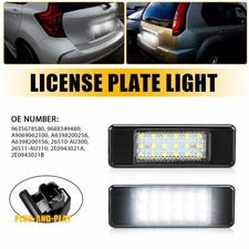 2x LED Licence Number Plate