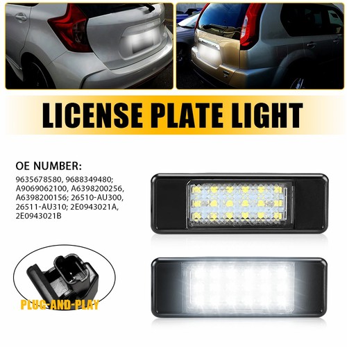 Led licence number - 2x,