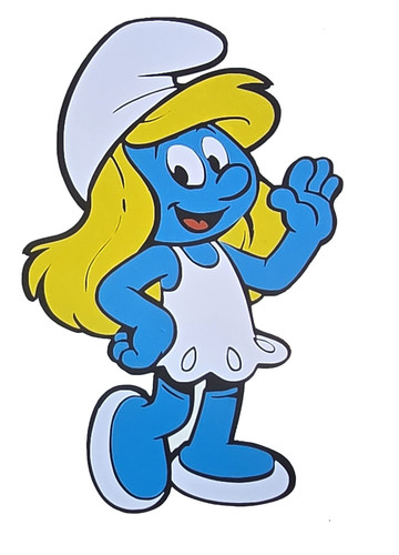Smurfette smurf vinyl - smurfette,