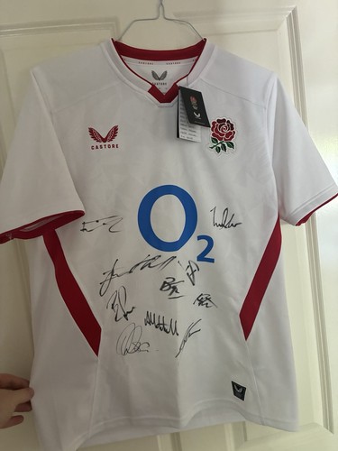 Signed england rugby squad - england,