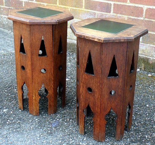 Pair antique moorish - pair, tables